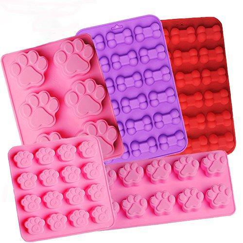 Silicone Molds for Chocolate, Candy, Jelly, Ice Cube Dog Treats Silicone  Baking Mold Molds Set for Cupcakes,Muffins,Soap Nonstick Silicone Donut Baking  Mold 