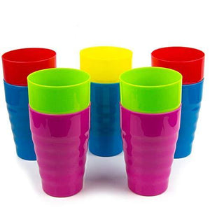 Ikea Microwave & Dishwasher Safe Kids Cups 6pc Set Pastel Colors FREE  SHIPPING