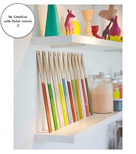 100 Pack Wooden Paint Stir Sticks, 12 Inch Paint Mixing Sticks, Garden and  Library Markers, Paint Stirrers